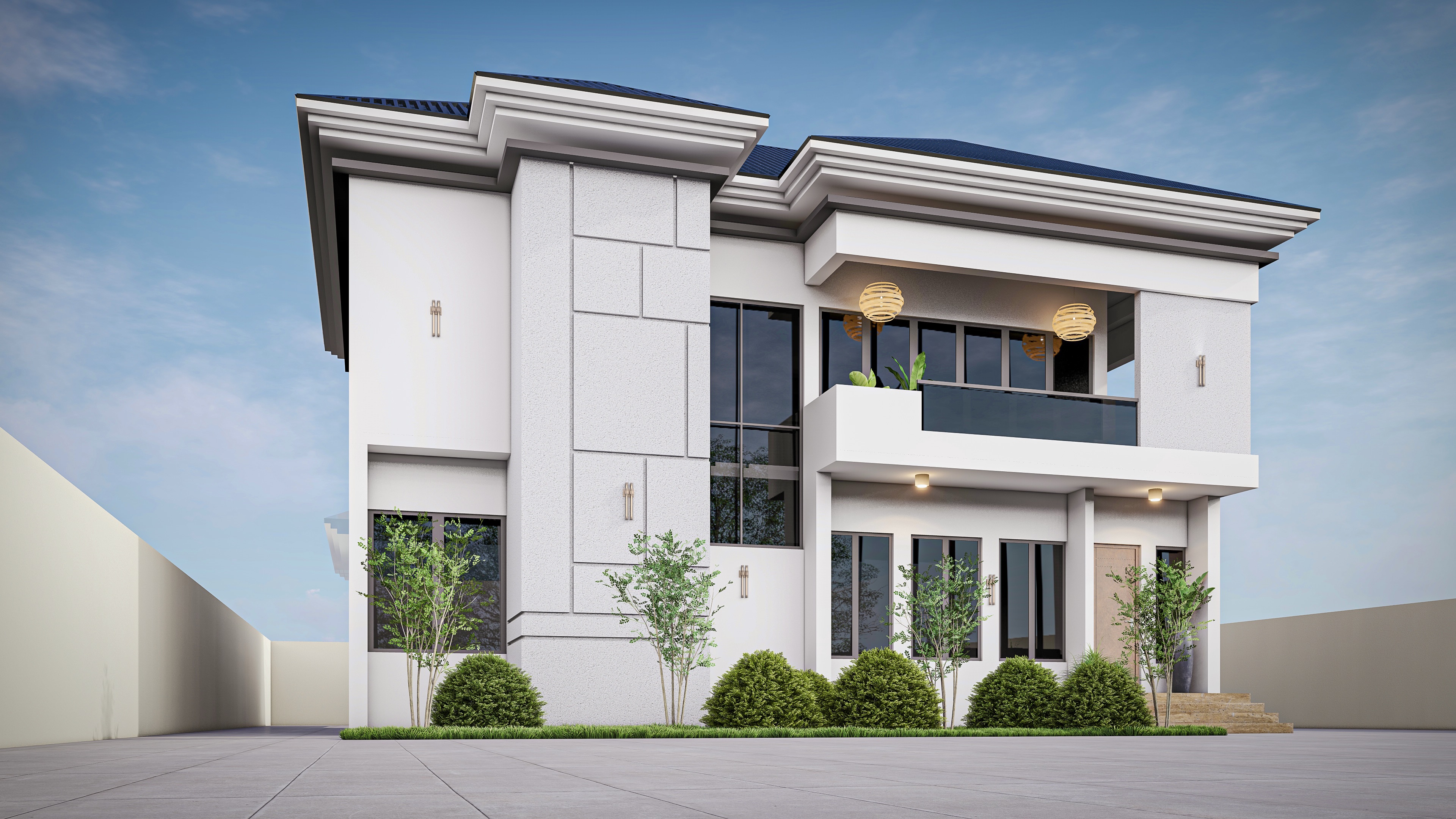 Aveo's rendering of a five-bedroom residential design in Mekenge Layout, Calabar
